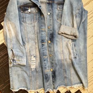 Longline Denim Jacket